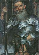 Lovis Corinth Alter Mann in Ritterrustung oil painting on canvas
